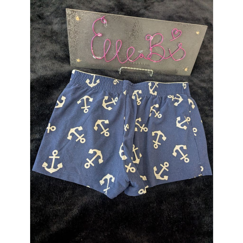 EUC NO Boundaries Navy Blue Anchor Shorts XS